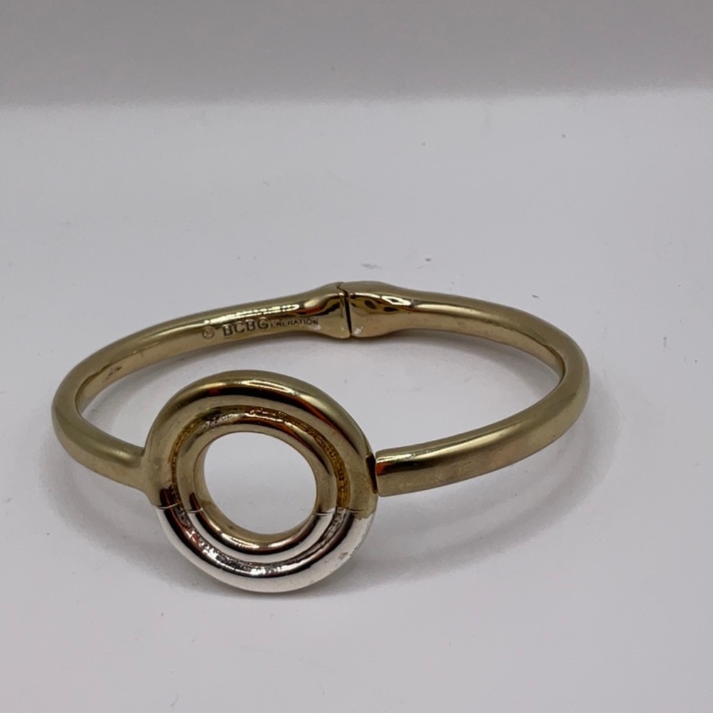 BCBGeneration Two toned Clamper Bracelet.